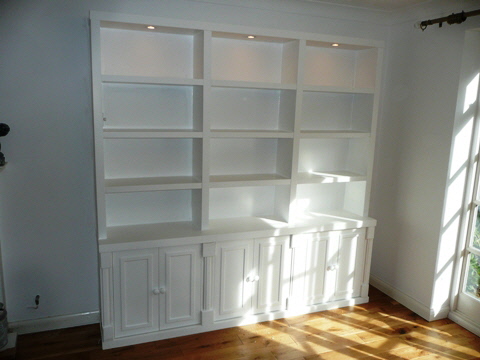 custom house shelves